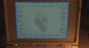 Zawadi runs 8088MPH to a level where I'd consider the system software compatible. The screen is the only problem here, as the demo was written for external composite monitors only.